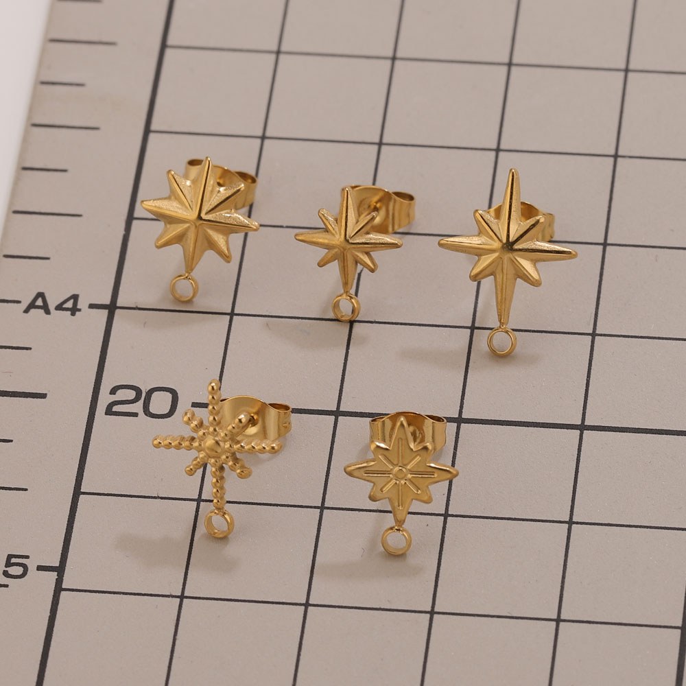 6 قطع من أقراط النجوم المصنوعة - مراجعة Jewelry Making Tutorials وسعره