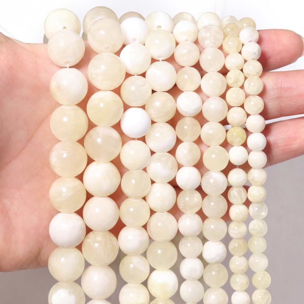 خرز من الحجر الطبيعي الذهبي ال - مراجعة Jewelry Making With Stones وسعره
