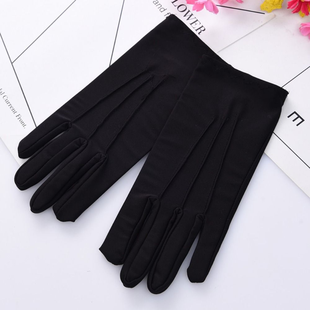 قفازات قطنية بيضاء ناعمة رقيقة - مراجعة Jewelry Making Gloves وسعره