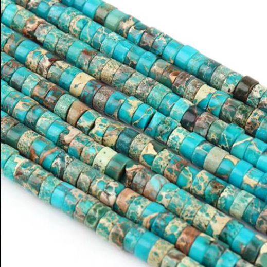 خرز الفيروز الطبيعي من حجر الإ - مراجعة Jewelry Making With Stones وسعره