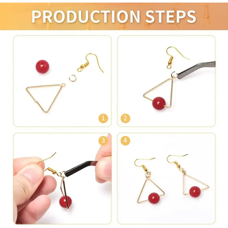 100/500 قطعة Findings بها بنفس - مراجعة Jewelry Making School وسعره