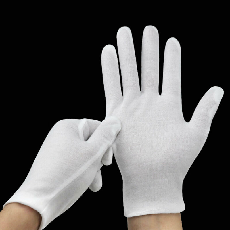 24 قطعة قفازات بيضاء 12 زوجًا  - مراجعة Jewelry Making Gloves وسعره