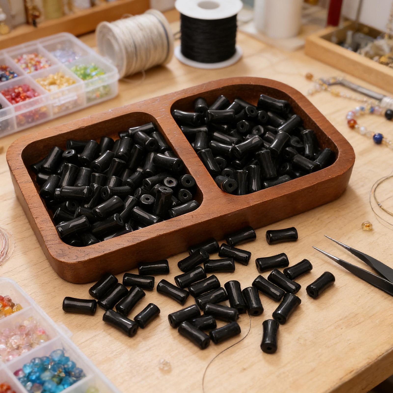 50 قطعة من الخرز الزجاجي مقاس  - مراجعة Jewelry Making Workshop For Kids وسعره