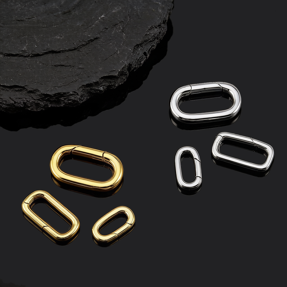 قطعتان من مشابك قلادة بيضاوية  - مراجعة Jewelry Making Class وسعره